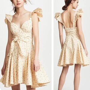 NEW Revolve Petersyn Cate Mini Dress in Buttermilk Size M